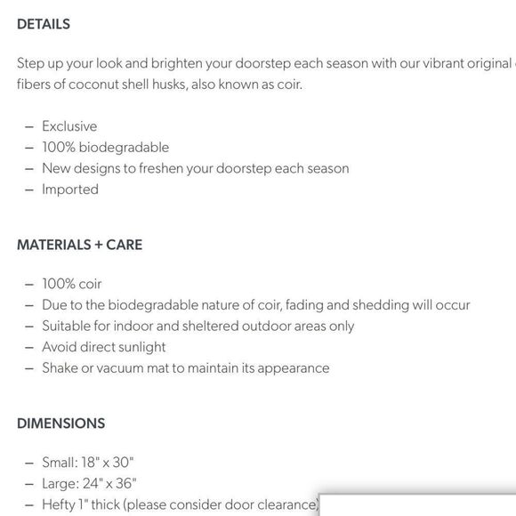 Garnet Hill Dogs 🐕 Door Mat - Picture 2 of 5